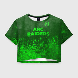 Женский топ ARC Raiders - green gradient посередине