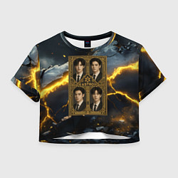 Женский топ Astro в золотой рамке