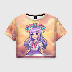 Женский топ Билли Айлиш в аниме стиле