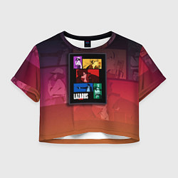 Футболка 3D укороченная женская Lazarus Art, цвет: 3D-принт