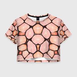 Женский топ Розовые пятна жирафа