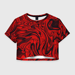 Женский топ Красный смешение пластика