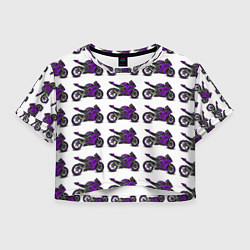 Женский топ Motorcycle purple