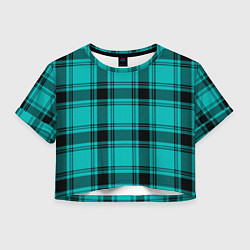 Женский топ Checkered blue