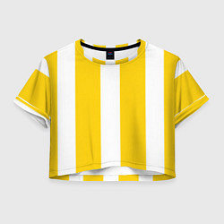 Женский топ Color yellow white line