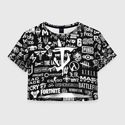 Женский топ Doom логотипы всех игр