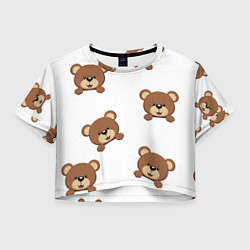 Женский топ Мордашка мишки