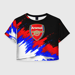 Женский топ Арсенал краски триколор