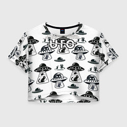 Женский топ UFO и котики
