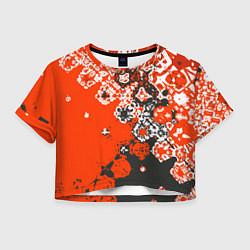 Женский топ Красно-черная метаморфоза