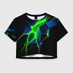 Женский топ Neon green glow