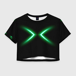Женский топ Neon green lines