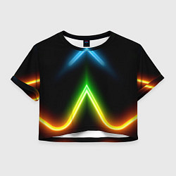 Женский топ Neon multicolored lines