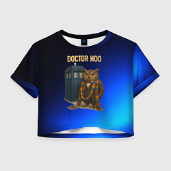 Женский топ Doctor Hoo сова у телефонной будки