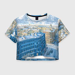 Женский топ Зимний утренний Питер