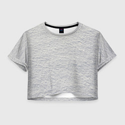 Футболка 3D укороченная женская Снег сугробы, цвет: 3D-принт