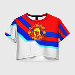 Женский топ Манчестер Юнайтед полосы геометрия