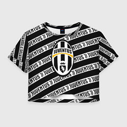 Женский топ Ювентус полосы линии спорт