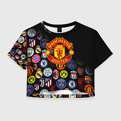 Женский топ Манчестер логотипы команд