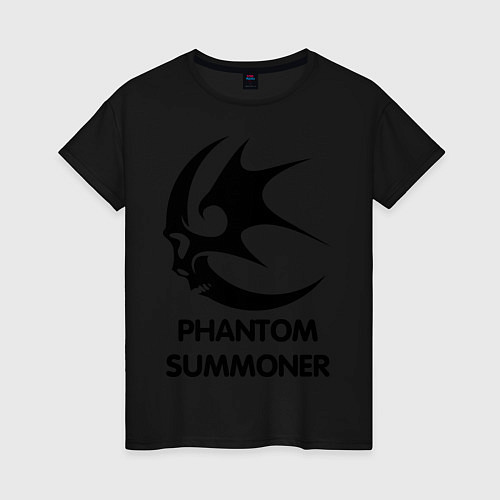 Женская футболка Dark Elf Mage - Phantom Summoner / Черный – фото 1