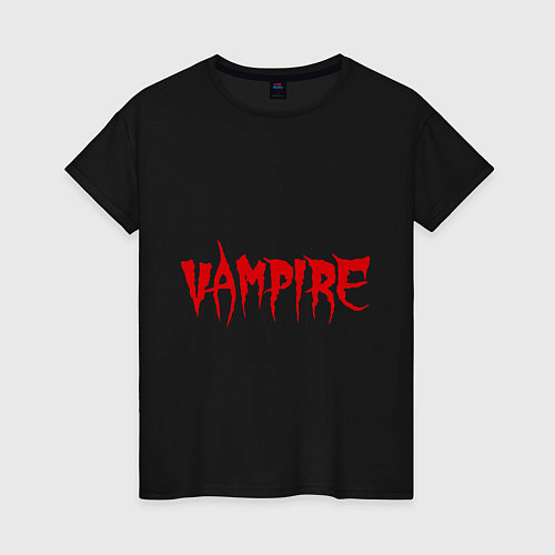 Женская футболка Vampire / Черный – фото 1