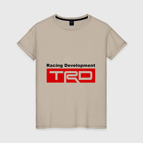 Женская футболка TRD / Миндальный – фото 1