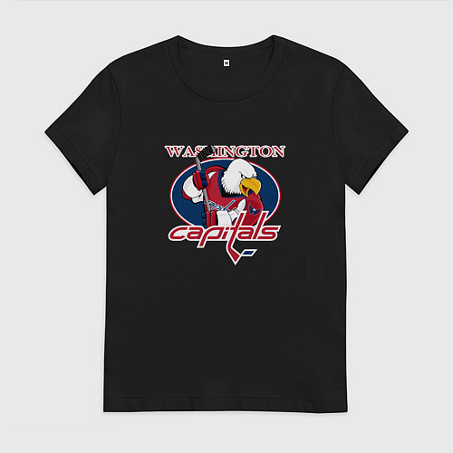 Женская футболка Washington Capitals Hockey / Черный – фото 1