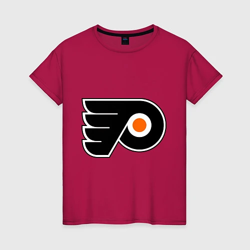 Женская футболка Philadelphia Flyers / Маджента – фото 1