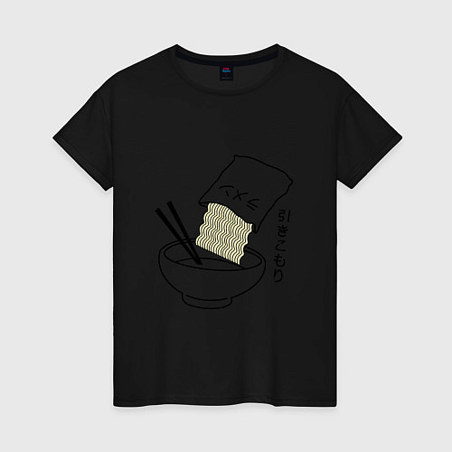 Женская футболка Noodles / Черный – фото 1