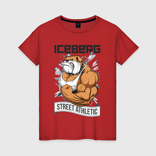 Женская футболка Dog 2 | Iceberg / Красный – фото 1