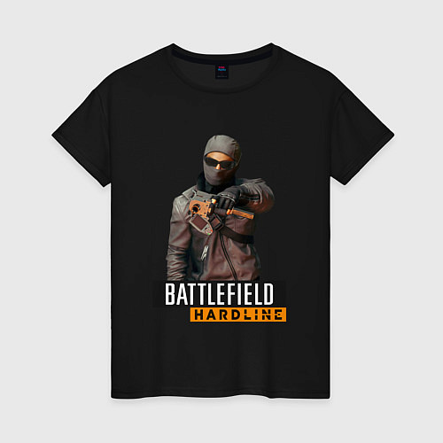 Женская футболка Battlefield Hardline / Черный – фото 1