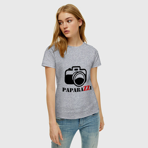 Женская футболка Paparazzi / Меланж – фото 3