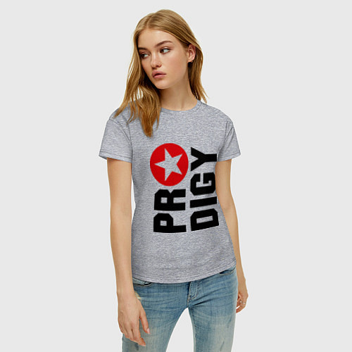 Женская футболка Prodigy Star / Меланж – фото 3