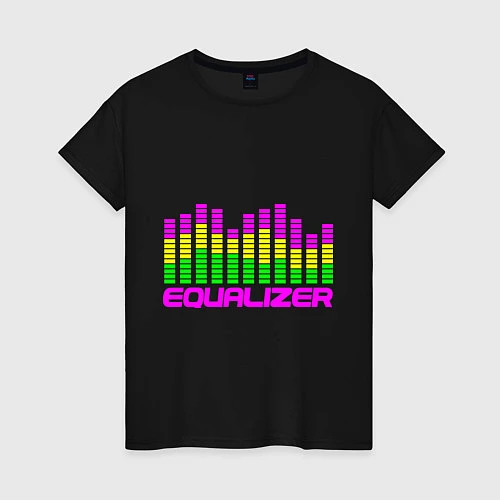 Женская футболка Equalizer / Черный – фото 1