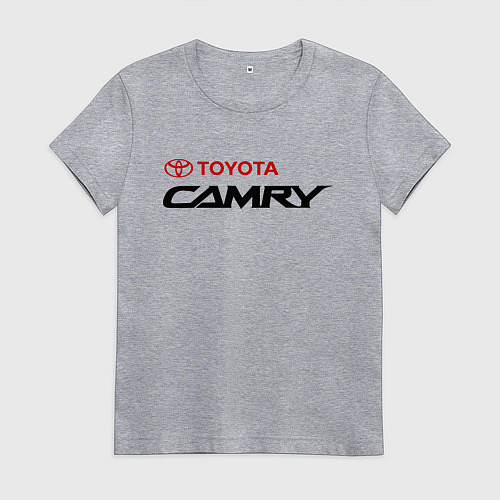 Женская футболка Toyota Camry / Меланж – фото 1