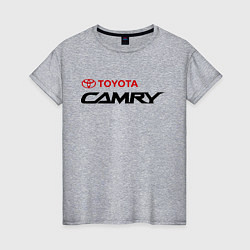 Футболка хлопковая женская Toyota Camry, цвет: меланж