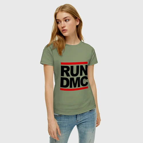 Женская футболка Run DMC / Авокадо – фото 3