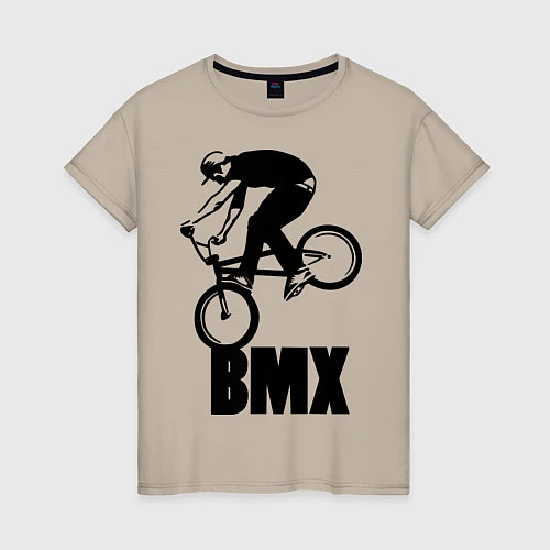 Женская футболка BMX 3 / Миндальный – фото 1