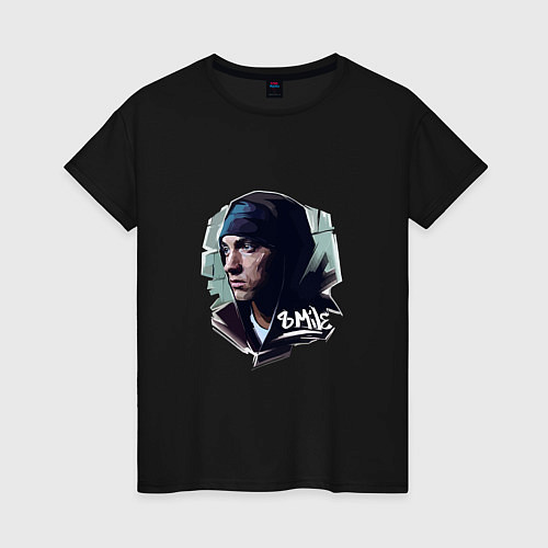 Женская футболка Eminem: 8 mile / Черный – фото 1