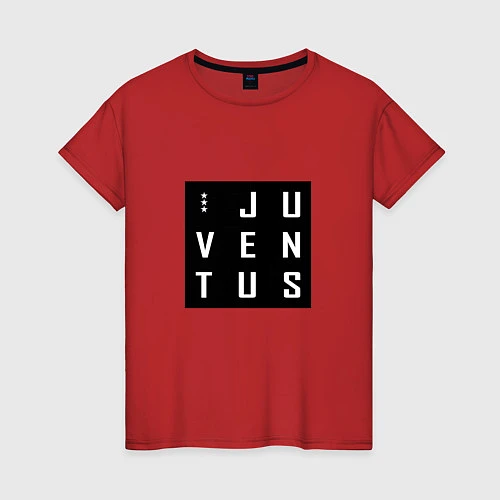 Женская футболка Juventus FC: Black Collection / Красный – фото 1