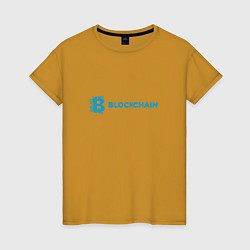 Женская футболка Blockchain