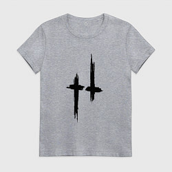 Женская футболка Hunt: Showdown Black Logo