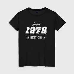 Футболка хлопковая женская Limited Edition 1979, цвет: черный