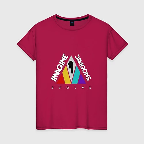 Женская футболка Imagine Dragons: Evolve / Маджента – фото 1