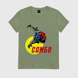 Женская футболка Спортивное самбо