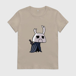 Футболка хлопковая женская Hollow Knight, цвет: миндальный