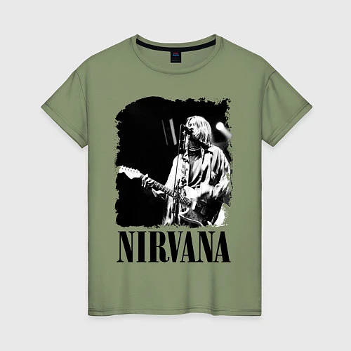 Женская футболка Black Nirvana / Авокадо – фото 1
