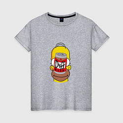 Женская футболка Duff Homer