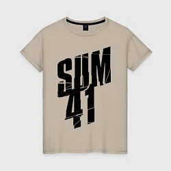 Женская футболка Sum Forty One