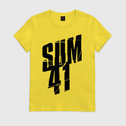 Женская футболка Sum Forty One